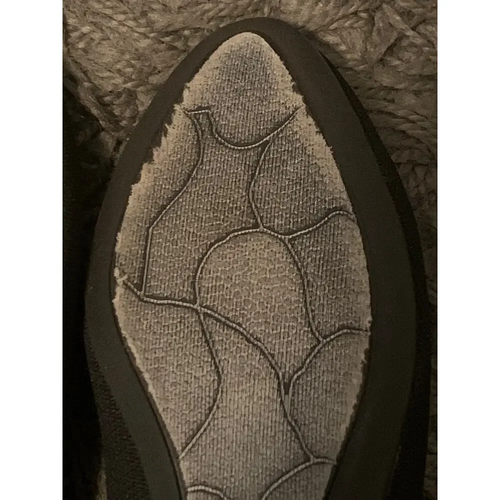 Womens Black Skechers Air-Cooled Memory Foam Ballet Flats Size 8